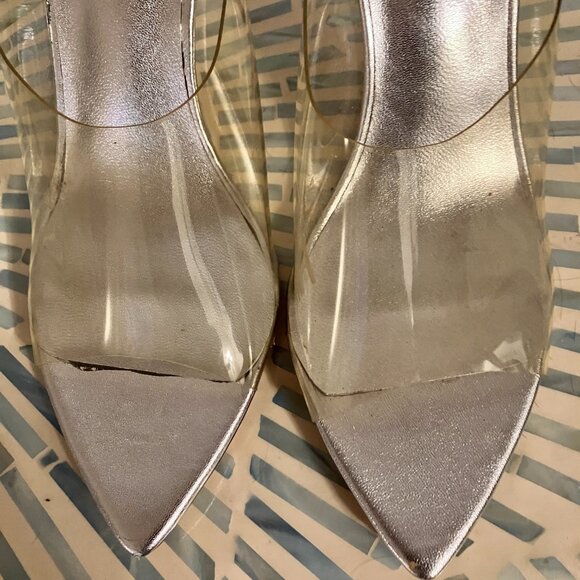 Black Suede Studio PVC Mule - Picture 4 of 10